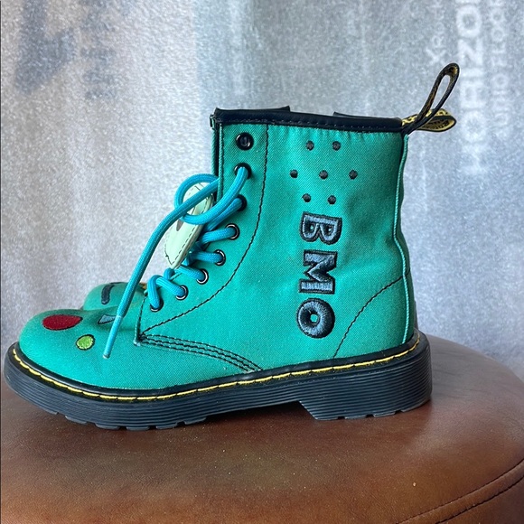 Bmo Dr Martens Adventure Time Teal BMO Character Boots